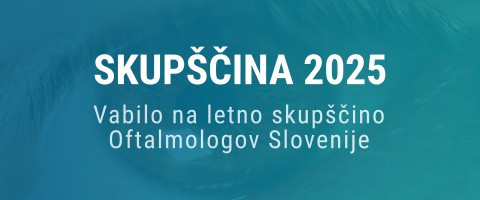 Vabilo na letno skupščino Oftalmologov Slovenije